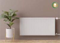 new radiator installed by heat1 under eco4 scheme
