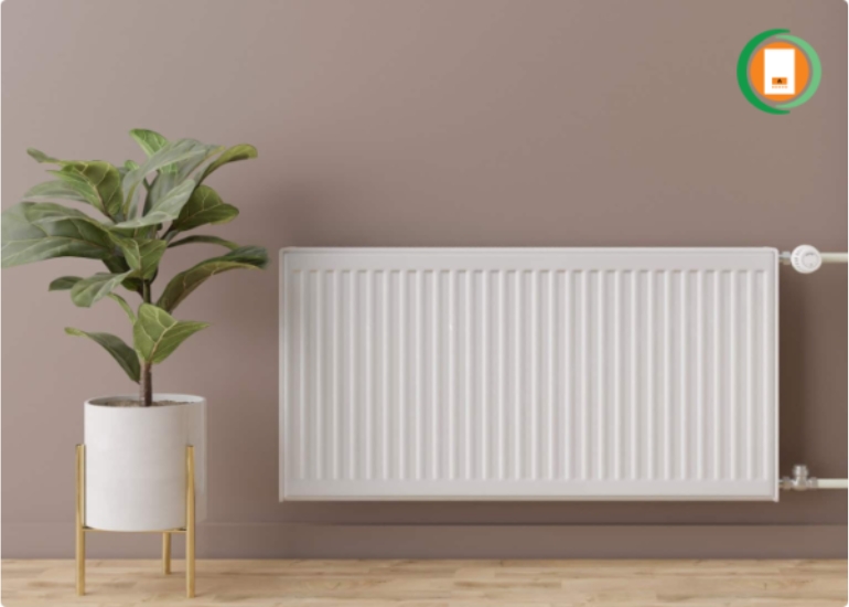 new radiatior new radiator installed by heat1 under eco4 scheme